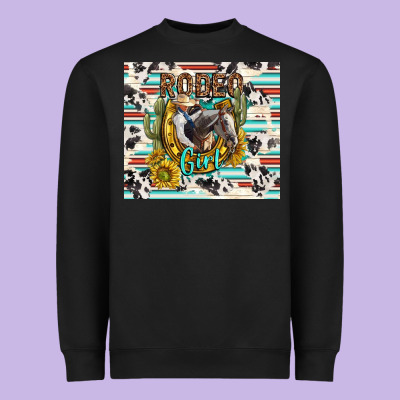 Rodeo Girl Heavyweight Sweatshirt Designed By Tumblerdesignbyshophia