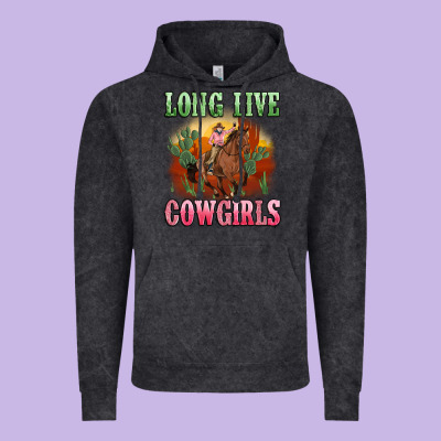 Long Live Cowgirls Artiststas Vintage Hoodie Designed By Artiststas