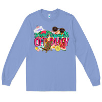 Colony Blue School counselor off duty Long Sleeve Tee - NancyCooperArtShop