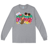 Heather Grey School counselor off duty Long Sleeve Tee - NancyCooperArtShop