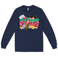 Navy School counselor off duty Long Sleeve Tee - NancyCooperArtShop