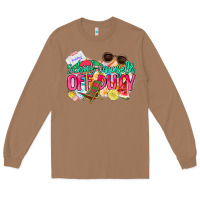Toasted Coconut School counselor off duty Long Sleeve Tee - NancyCooperArtShop