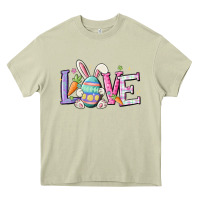 Mossy love easter Heavy Core Tee - MaliasSmallBusiness