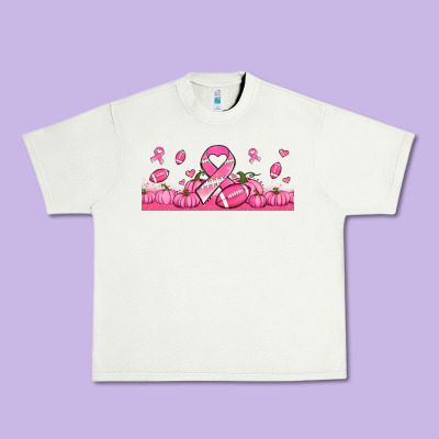 Breast Cancer American Football Urban Heavy Tee Designed By Jasminsmagicworld