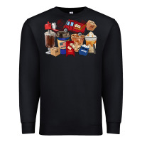 Black postal worker coffee cups Premium Sweatshirt - FaDigitalArtStudio