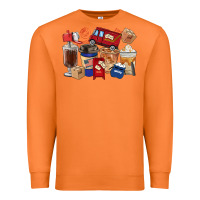 Carrot postal worker coffee cups Premium Sweatshirt - FaDigitalArtStudio