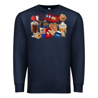 Navy postal worker coffee cups Premium Sweatshirt - FaDigitalArtStudio