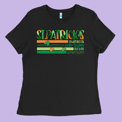 St. Patrick's Day Ladies Tee Designed By Maliassmallbusiness