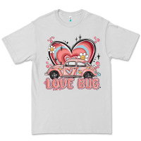 Dove Grey love bug Premium Tee - MaliasSmallBusiness