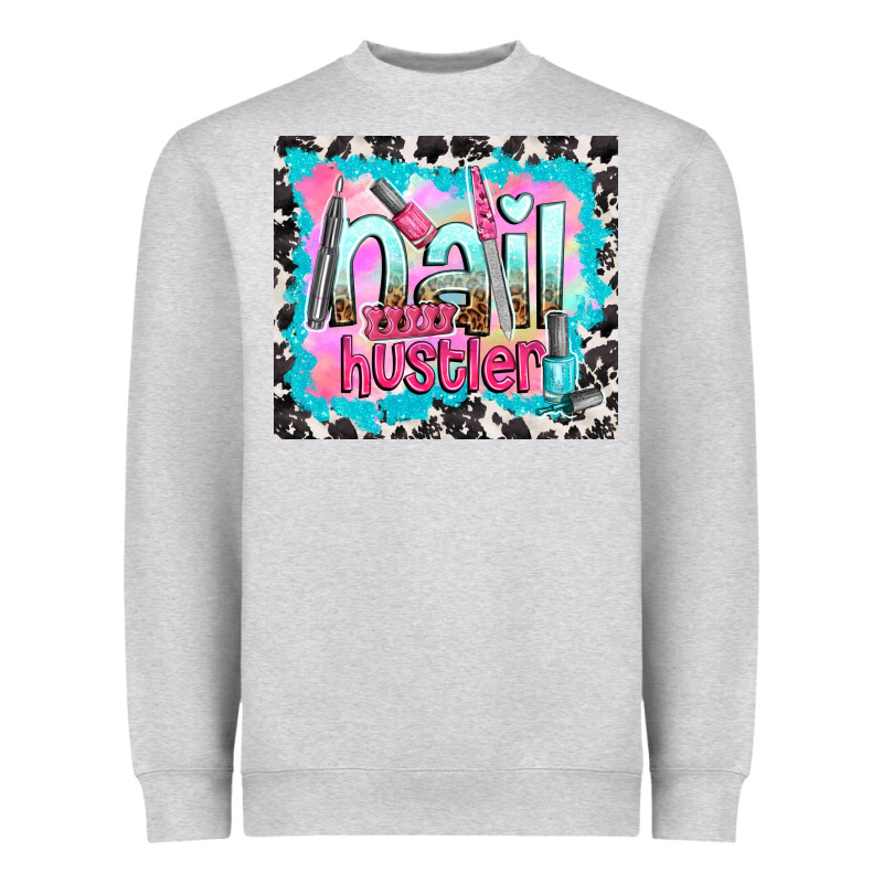 Nail Hustler Heavyweight Sweatshirt by TumblerDesignByShophia | Teevron