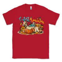 Red Cutest Pumpkin In The Patch Classic Tee - LillyAllenDesigns