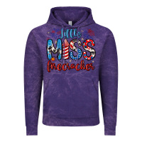 Cloud Purple little miss firecracker 4th of july Vintage Hoodie - Artiststas