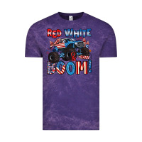Cloud Purple red white and boom 4th of july Vintage Tee - Artiststas
