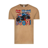 Vintage Camel red white and boom 4th of july Vintage Tee - Artiststas