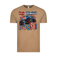 Red White And Boom 4th Of July Vintage Tee | Teevron