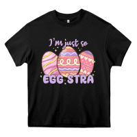 Black i'm just so egg stra Heavy Core Tee - MaliasSmallBusiness