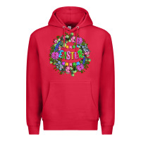 Cardinal Easter Day Flower Easter Premium Hoodie - OliviaCreatesArt