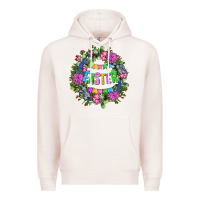 Pale Pink Easter Day Flower Easter Premium Hoodie - OliviaCreatesArt