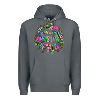 Rock Easter Day Flower Easter Premium Hoodie - OliviaCreatesArt