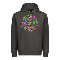 Smoke Easter Day Flower Easter Premium Hoodie - OliviaCreatesArt