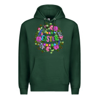 Sports Green Easter Day Flower Easter Premium Hoodie - OliviaCreatesArt