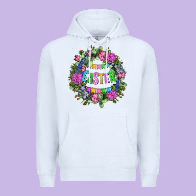 Easter Day Flower Easter Premium Hoodie Designed By Oliviacreatesart