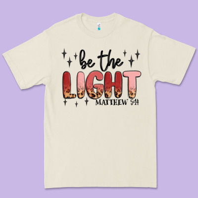Be The Light Premium Tee Designed By Maliassmallbusiness