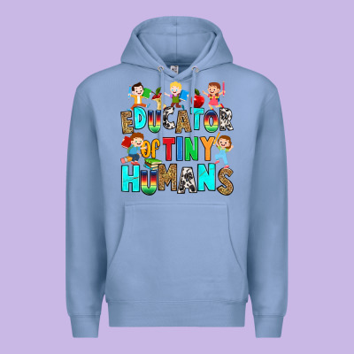 Educator Of Tiny Humans Premium Hoodie Designed By Ranaportraitstore