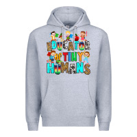 Heather Grey Educator of tiny humans Premium Hoodie - RanaPortraitStore