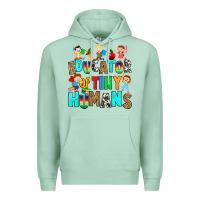 Seafoam Educator of tiny humans Premium Hoodie - RanaPortraitStore
