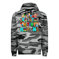Slate Camo Educator of tiny humans Premium Hoodie - RanaPortraitStore