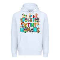 White Educator of tiny humans Premium Hoodie - RanaPortraitStore