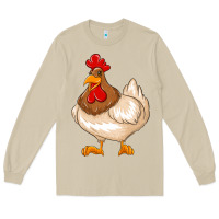 Mushroom cute chicken Long Sleeve Tee - texasbilliewilder