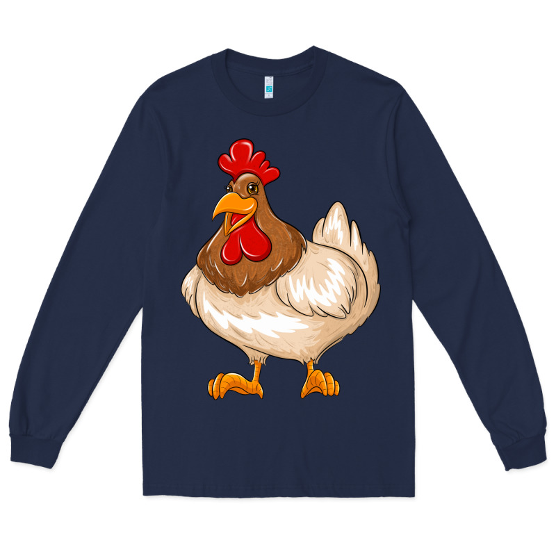 Cute Chicken Long Sleeve Tee by texasbilliewilder | Teevron