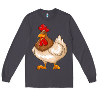 Smoke cute chicken Long Sleeve Tee - texasbilliewilder