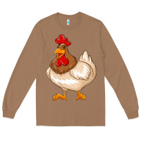 Toasted Coconut cute chicken Long Sleeve Tee - texasbilliewilder