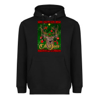 Black oh deer car air freshener Heavyweight Hoodie - BundleAndBundleShop