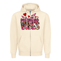 Sandshell valentine vibes olivia Zipper Hoodie - OliviaCreatesArt