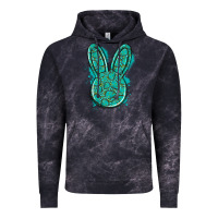 Cloud Black gemstone rabbit Vintage Hoodie - Artiststas