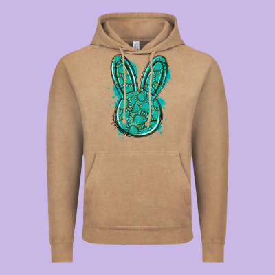 Gemstone Rabbit Vintage Hoodie Designed By Artiststas