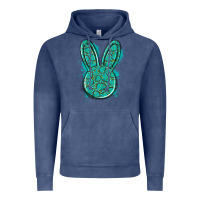 Vintage Denim gemstone rabbit Vintage Hoodie - Artiststas