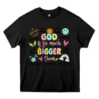 Black god is so much bigger than malia Heavy Core Tee - MaliasSmallBusiness
