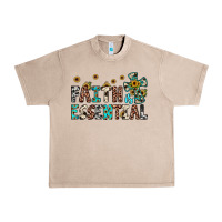 French Oak faith is essential Urban Heavy Tee - JahusDesignShop