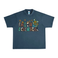 Midnight Navy faith is essential Urban Heavy Tee - JahusDesignShop