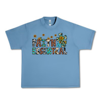 Pebble Blue faith is essential Urban Heavy Tee - JahusDesignShop