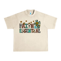 Sandshell faith is essential Urban Heavy Tee - JahusDesignShop
