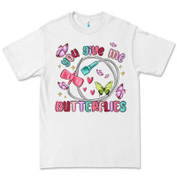 White you give me butterflies Premium Tee - MaliasSmallBusiness