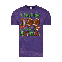 Cloud Purple i tackled 100 days of school Vintage Tee - Artiststas