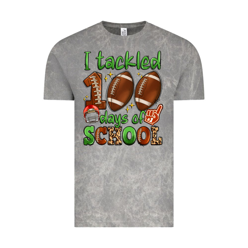 I Tackled 100 Days Of School Vintage Tee by Artiststas | Teevron