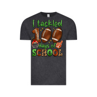 Vintage Black i tackled 100 days of school Vintage Tee - Artiststas